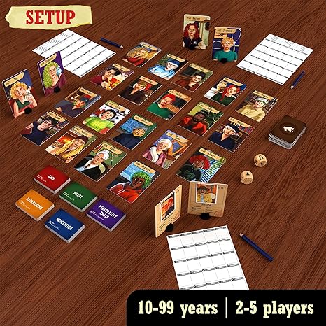 Skillmatics Card Game Catch The Crook Family Friendly Mystery Game Strategy Game Kids