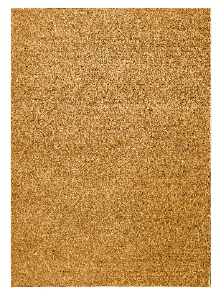 Saral Home Neon Shaggy Yarn Anti-Skid Carpet for Living Room Colour Gold