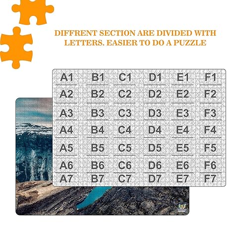 Webby The Cliff Wooden Puzzle Best Gift for Teenager Puzzle for Adult & 14+ Kids, 1000 Pieces Puzzle