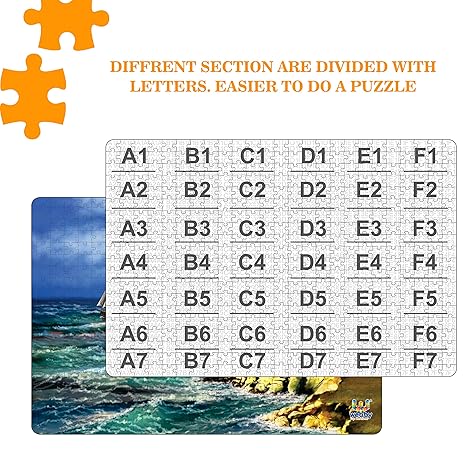 Webby Kids The Lighthouse Landscape Wooden Jigsaw Puzzle 500 Pieces