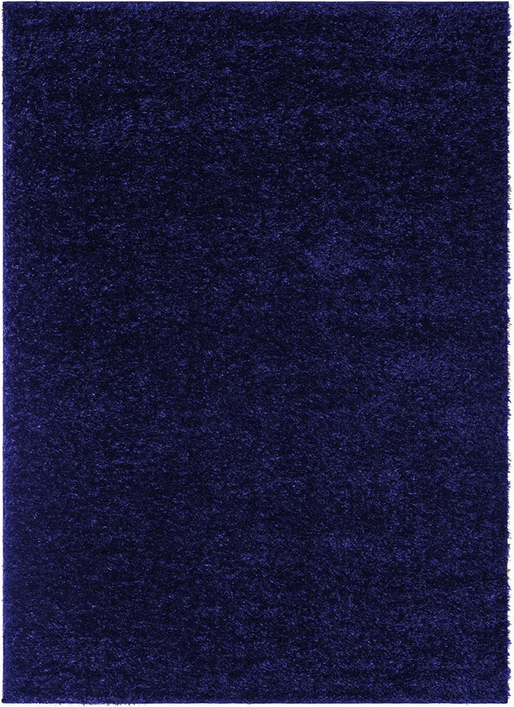 Ishro Home Premium Fuzzy Shag Carpet for Hall Rugs for Living Room Carpets for Living Room Colour Blue