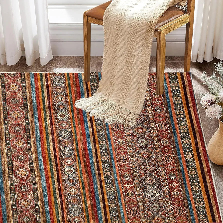 Ishro Home Premium Carpet For Hall, Bedroom, Living Room Pattern Striped