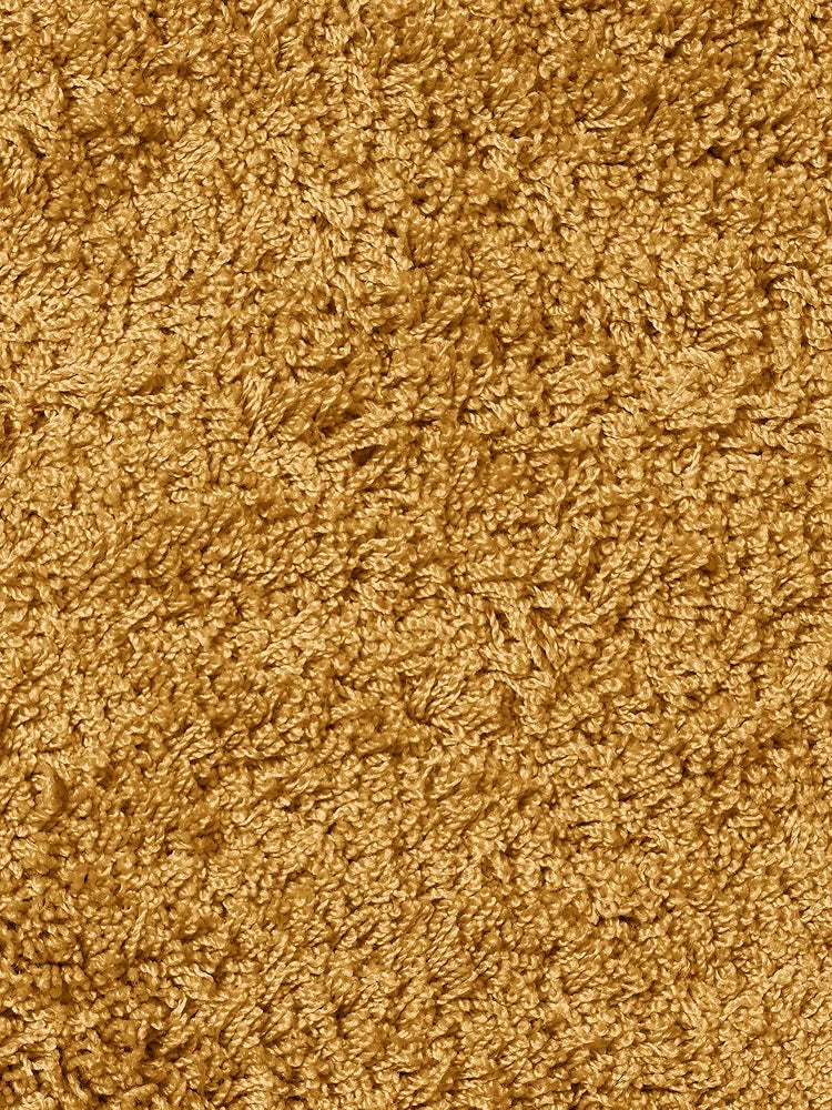 Saral Home Neon Shaggy Yarn Anti-Skid Carpet for Living Room Colour Gold