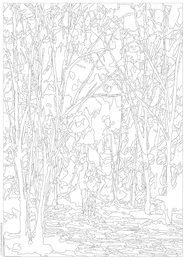 Tulip N Turtle Treeline Diy Acrylic Paint By Number Kit For Adults Kids Beginner Number Color 35