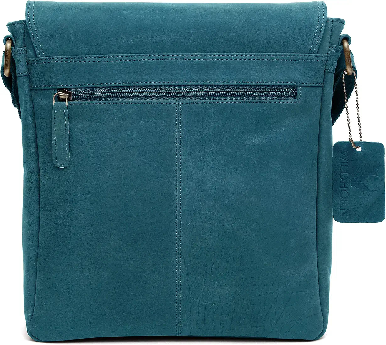 WildHorn Leather 11 inch Sling Messenger Bag for Men I Multipurpose Crossbody Bag I Travel Bag with Adjustable Strap
