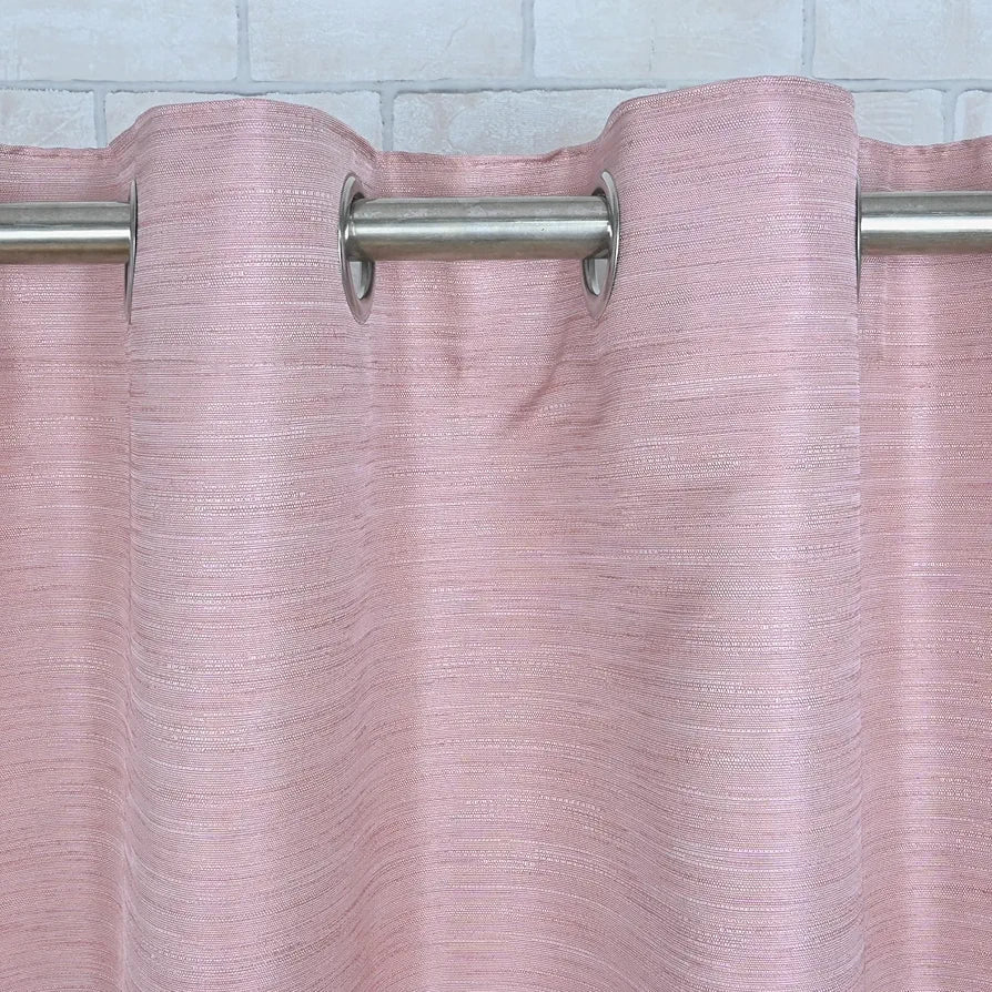 Divine Casa 5 Feet Blackout Window Curtain Thermal Insulated Noise Reducing & Room Darkening Polyester Panel Elegant Opaque Single Curtain Colour Rosybrown (Pack of 1)