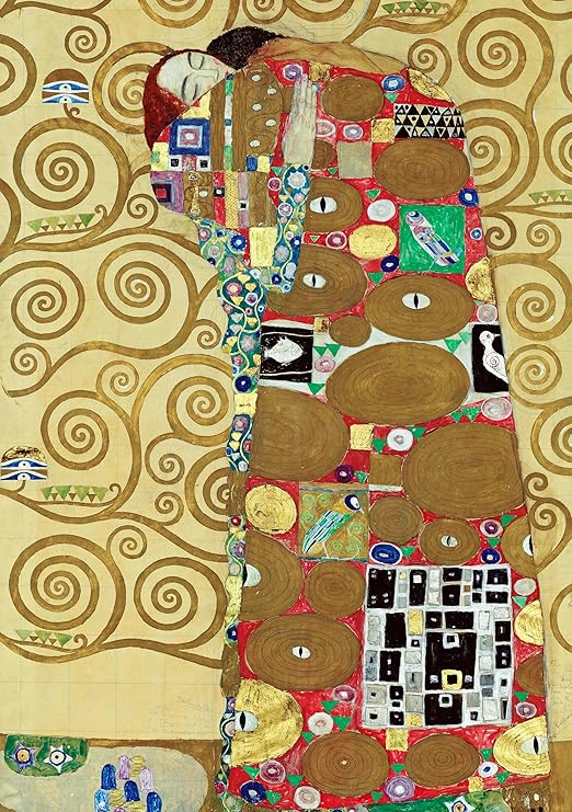 91knots Fulfillment - L'arbre De Vie 140 Pieces Wooden Jigsaw Puzzle for Adults and Kids 5+ Years | Gustav Klimt Artwork