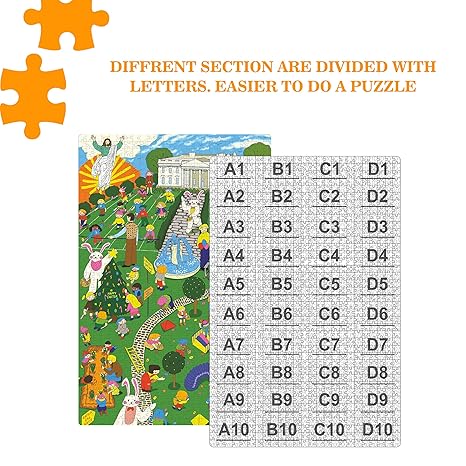 Webby Easter Celebration Illustration Wooden Jigsaw Puzzle For Kid, 1000 Pieces