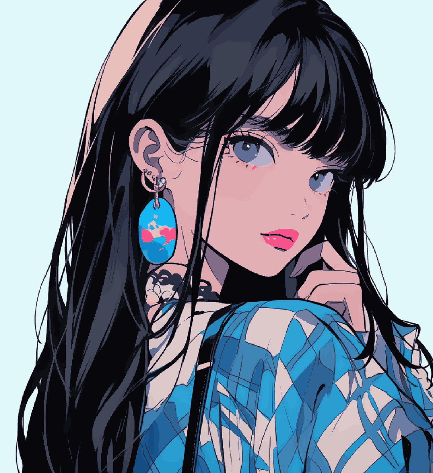 A Girl in Blue