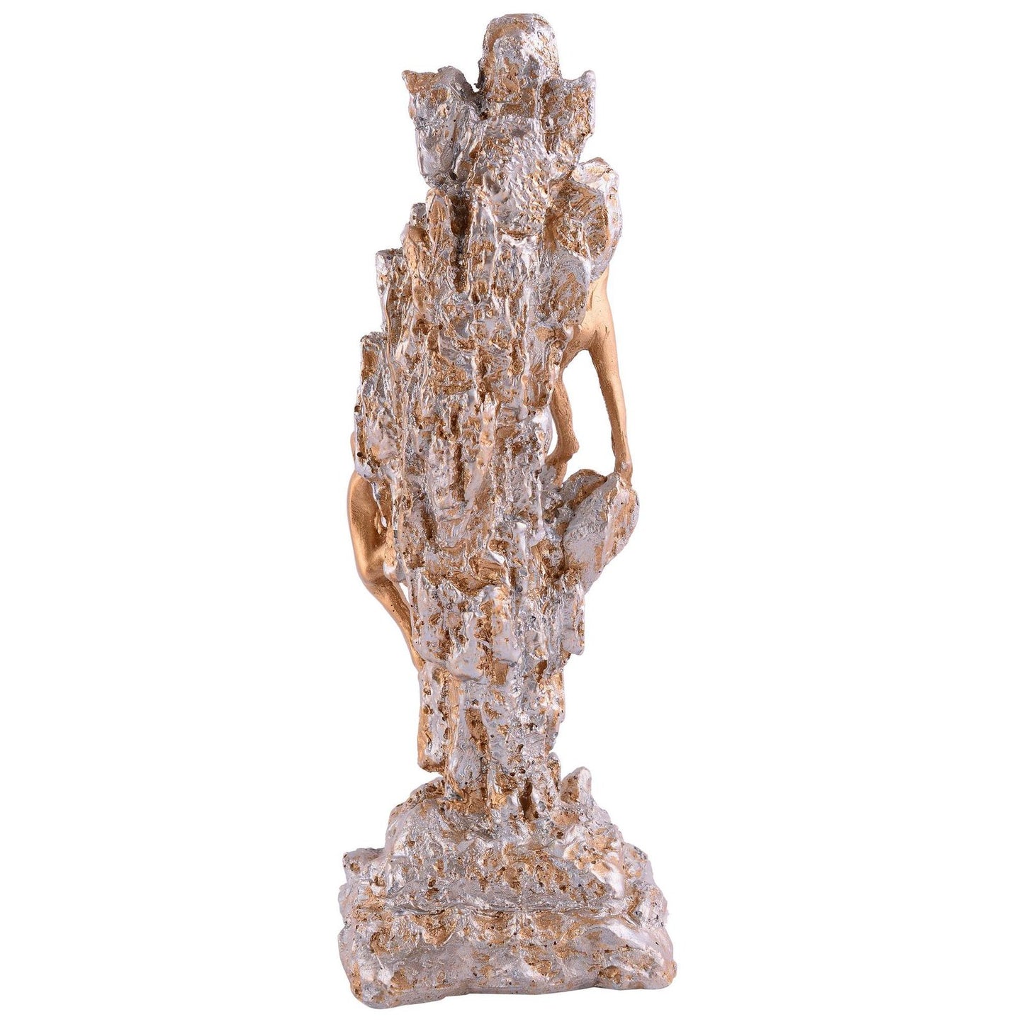 Men Sitting on Ball Showpiece for Home Decor Showpiece, Atlas Sculpture for Office Table Décor multicolour