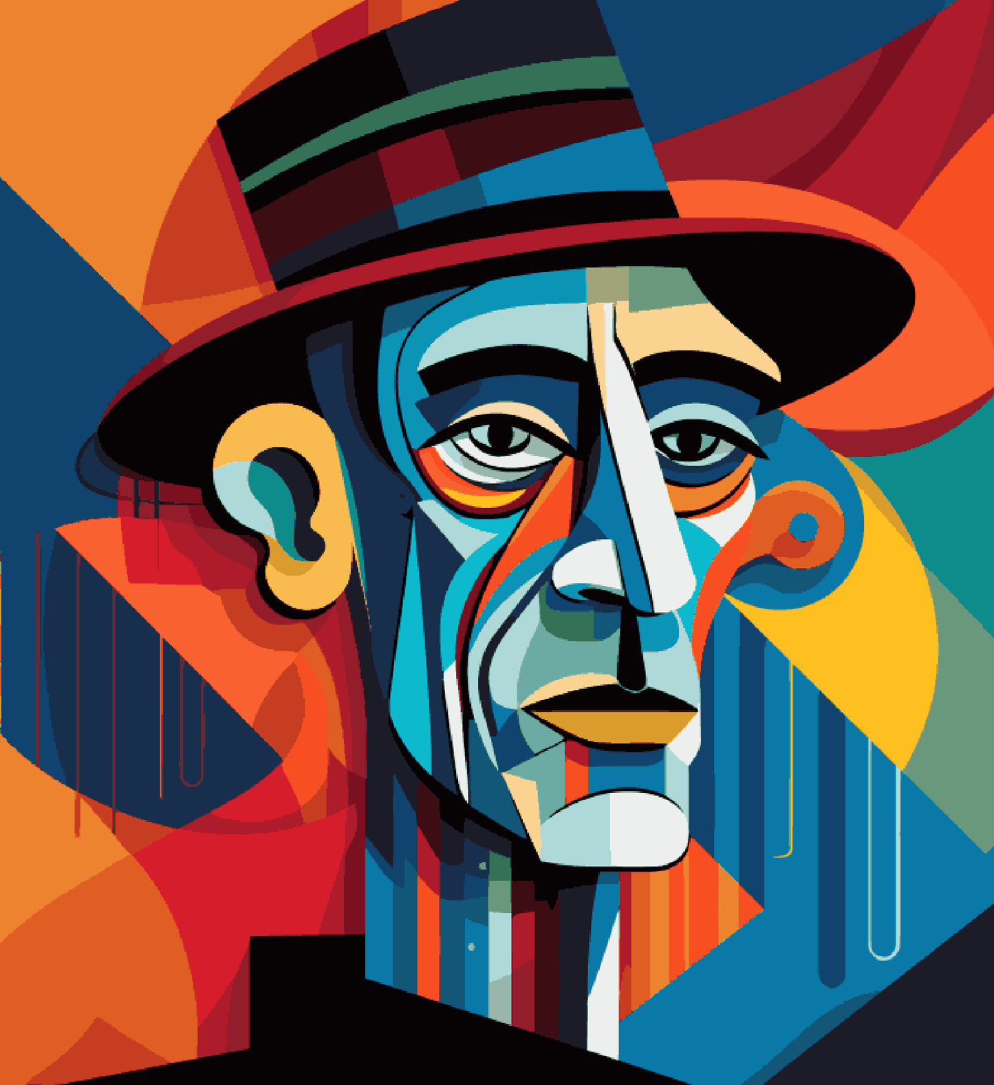 Abstract Art Men