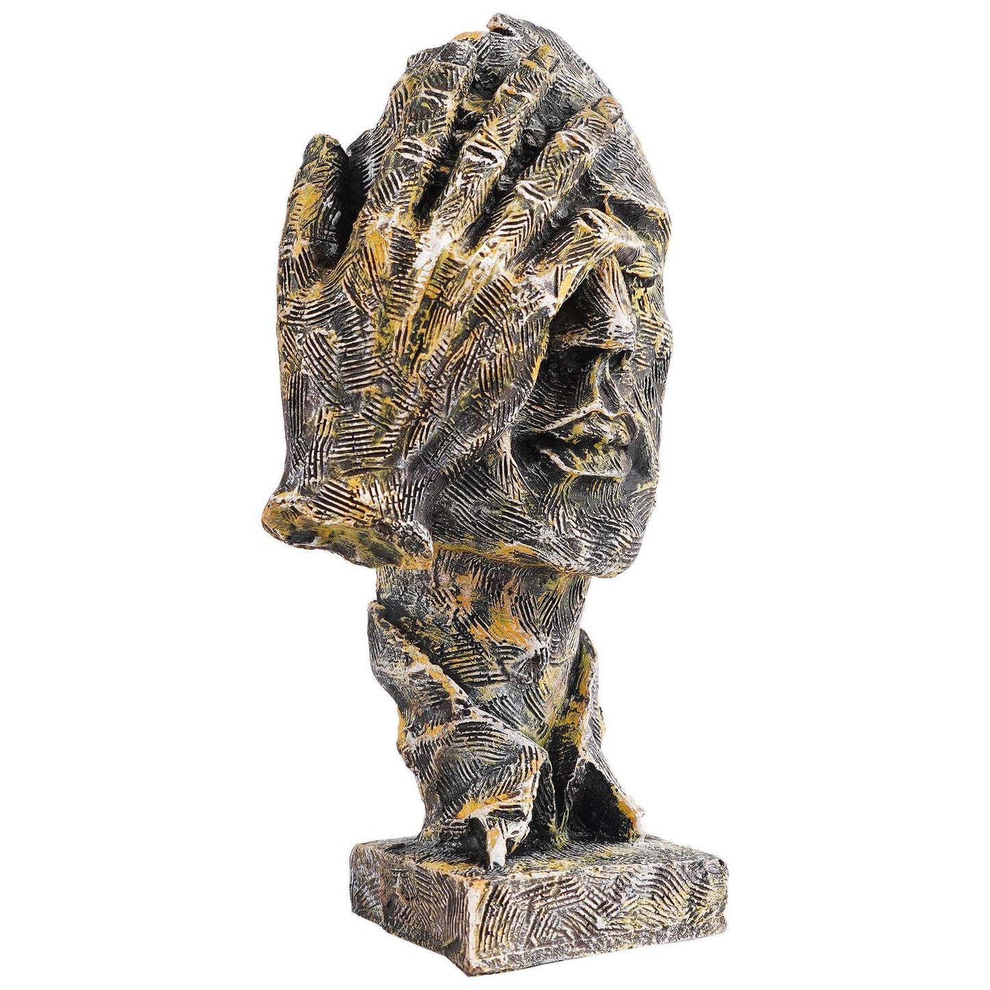 Face Statue for Living Room/Bedroom/Home/Office House, Big Size murti Antique Idol Abstract Art Decor showpiece Good for Gifts an Any Occasion Anniversary