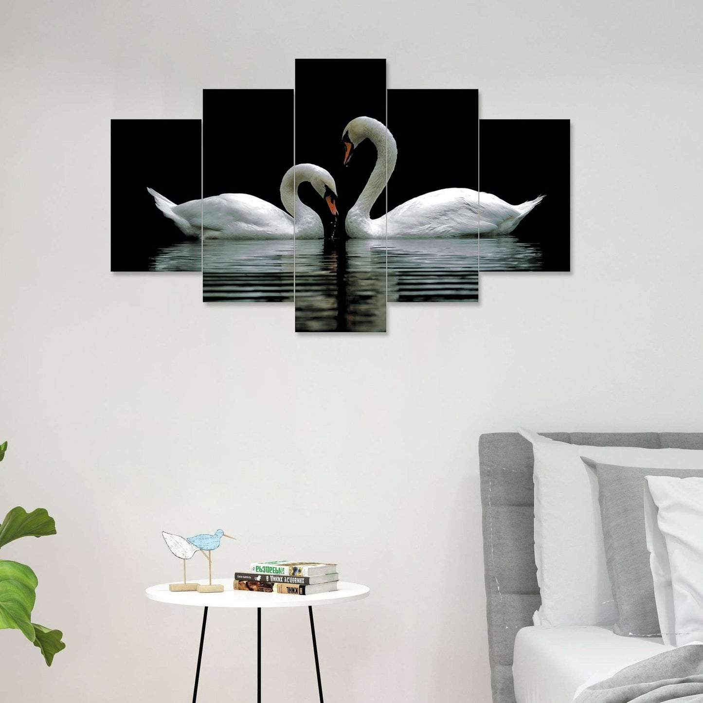 Nature Set of Five 3D Framed Paintings for Wall Decoration – Ideal for Home, Living Room, and Bedroom (75 x 43 CM)