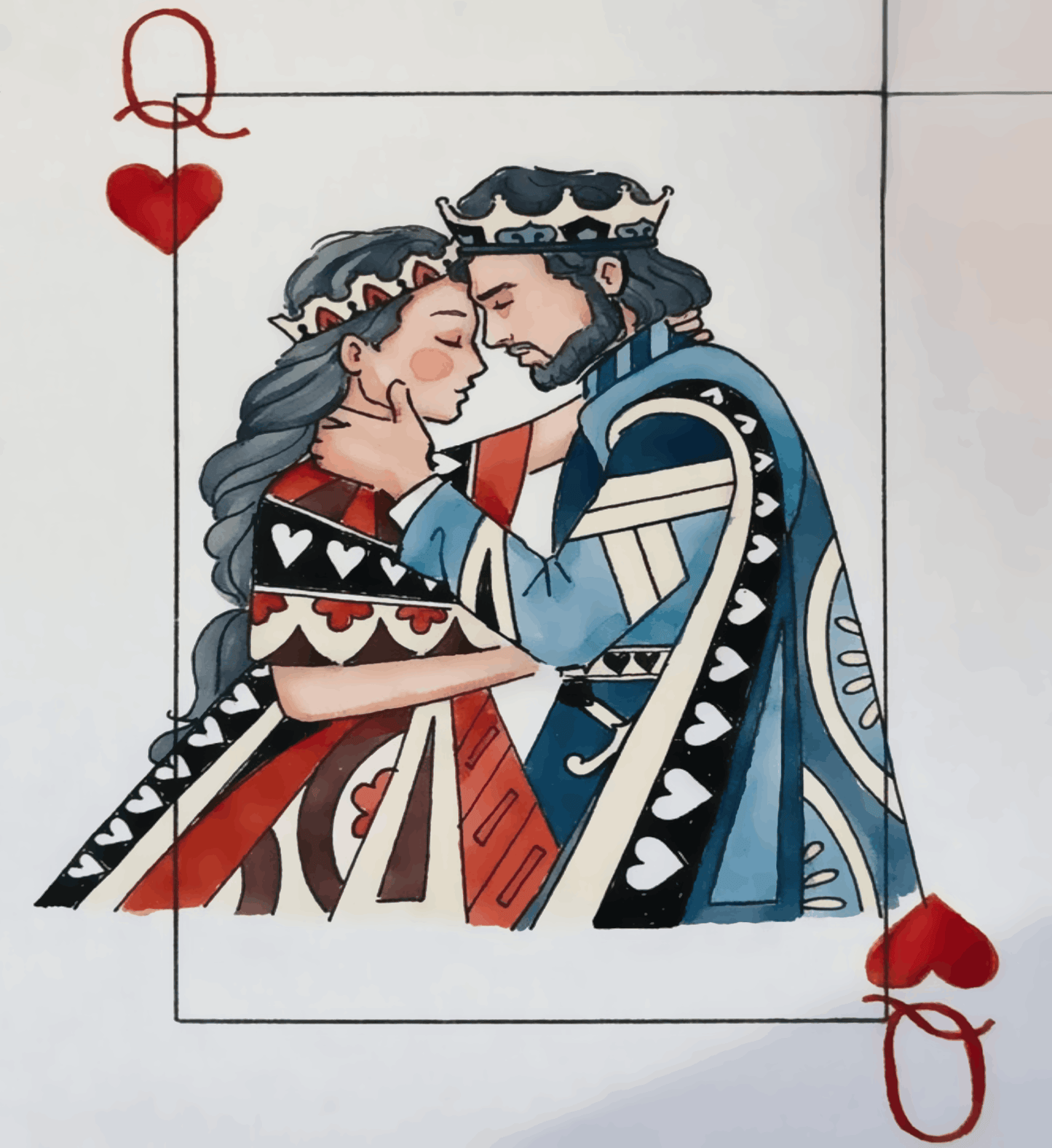 King And Queen Card - Raja Rani Collection