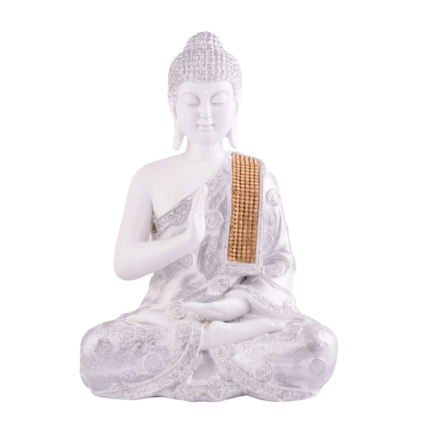 Buddha Idol Statue Showpiece Gift Gifting Item Polystone Home Decor Decoration