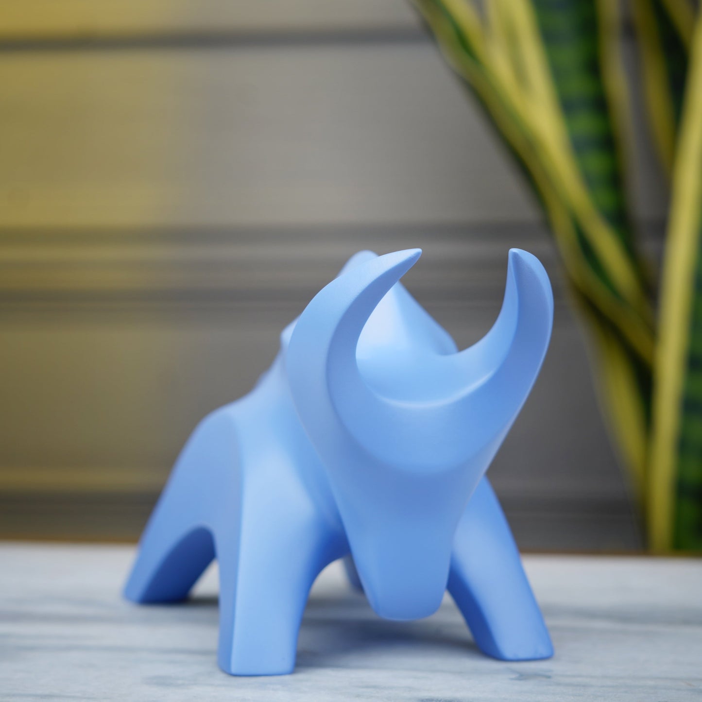 Artarium Stylized Charging Bull Figurine Idol