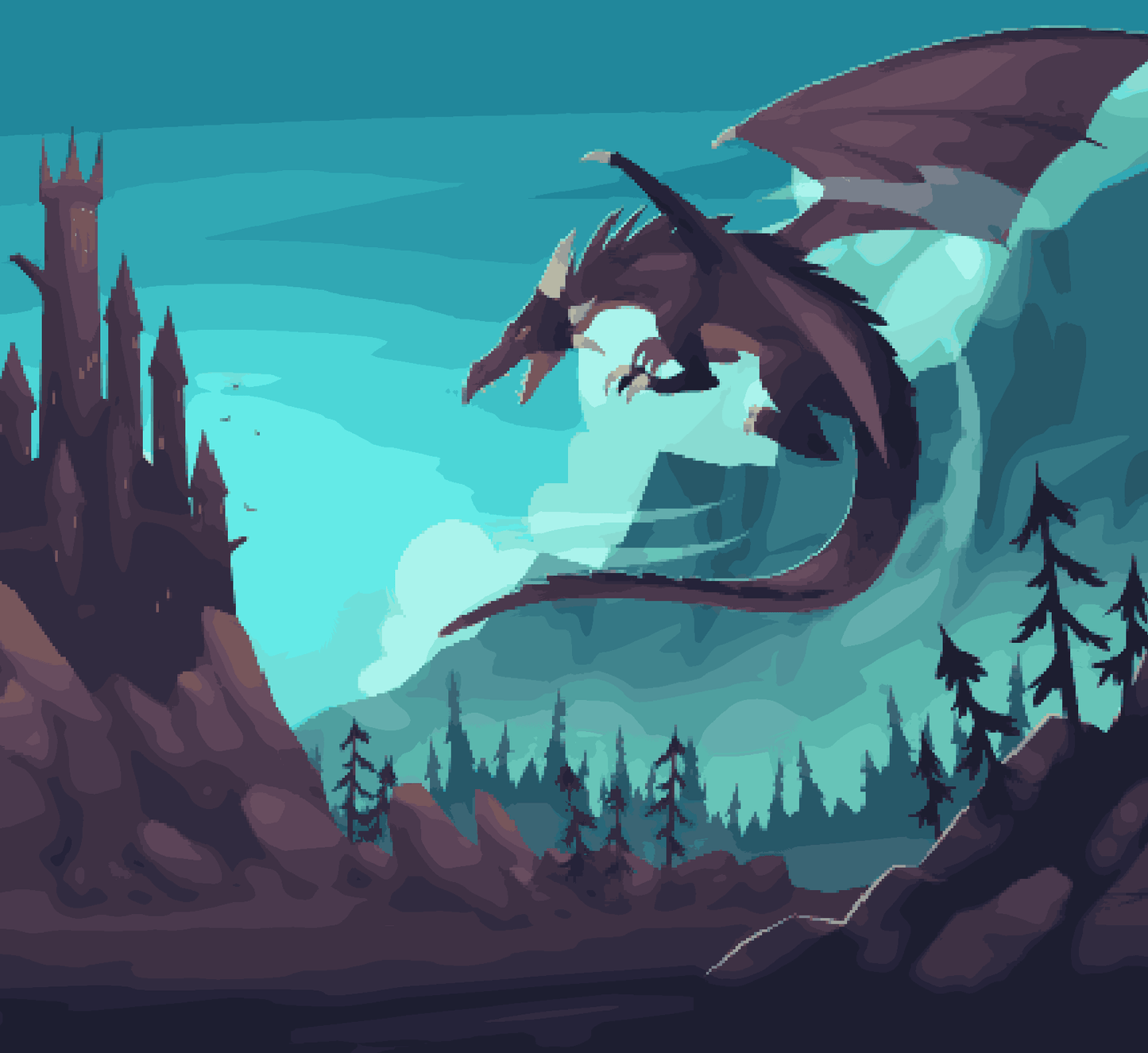 Dragon Attacking