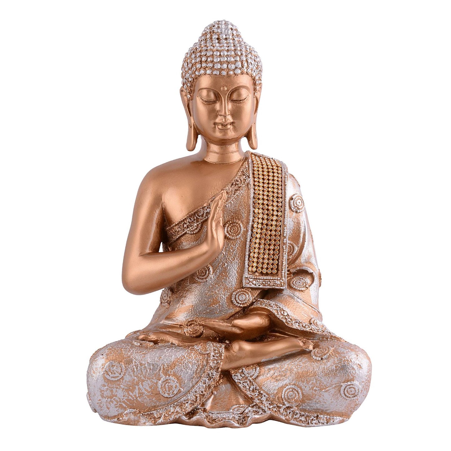 Buddha Idol Statue Showpiece Gift Gifting Item Polystone Home Decor Decoration