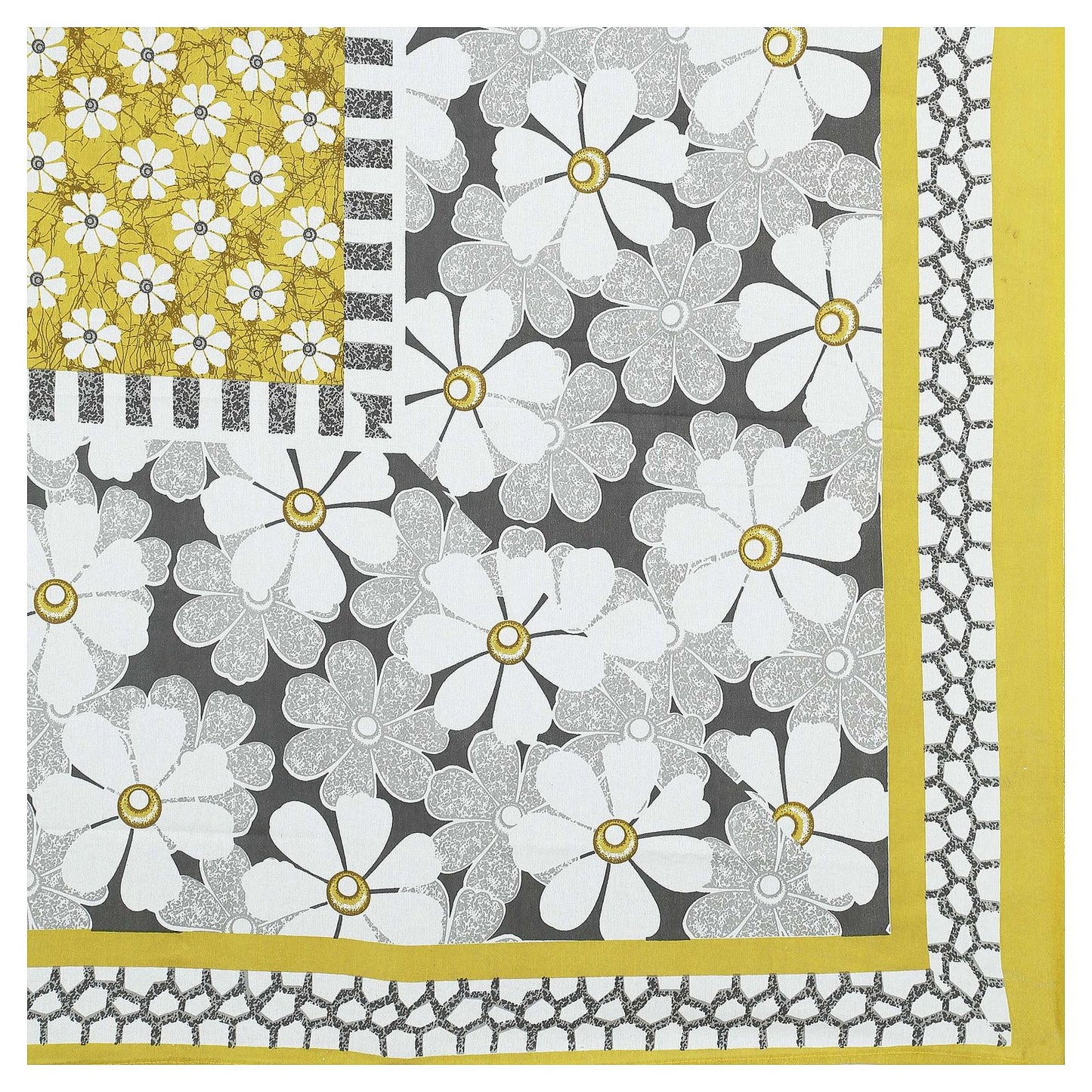 100% Pure Cotton Traditional Printed Bedsheet for Double Bed King Size Bedsheet with 2 Pillow Covers