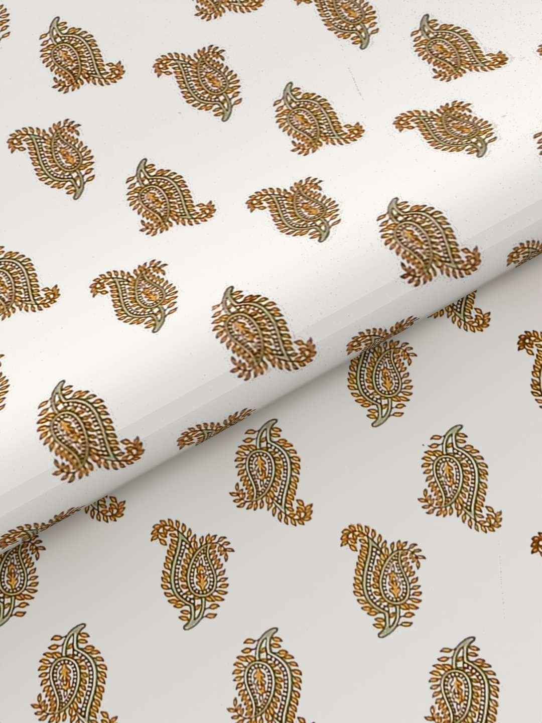 100% Pure Cotton Traditional Printed Bedsheet for Double Bed King Size Bedsheet with 2 Pillow Covers