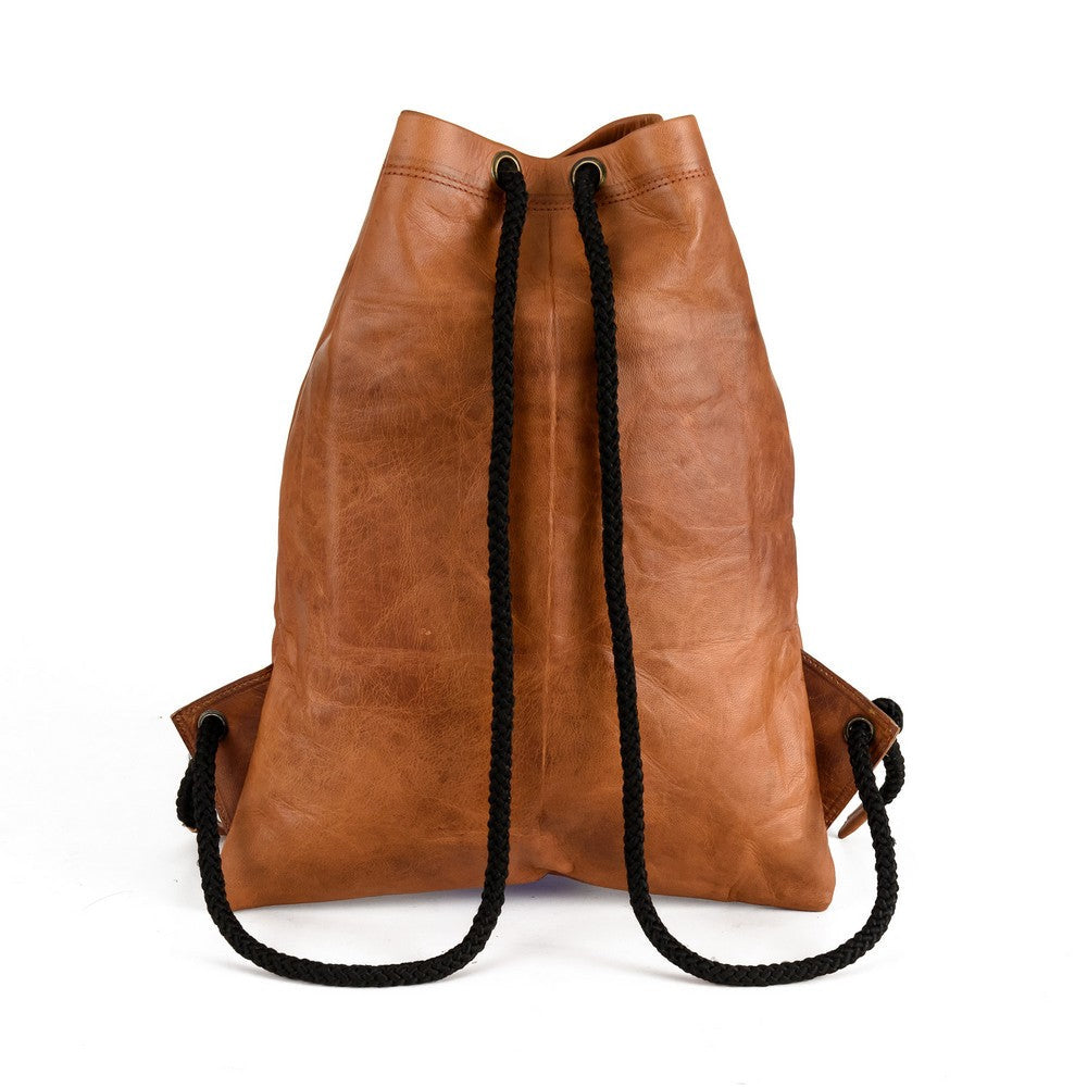 Craftshades –Leather 13*18 inch Gym Bag | 100% Genuine Leather