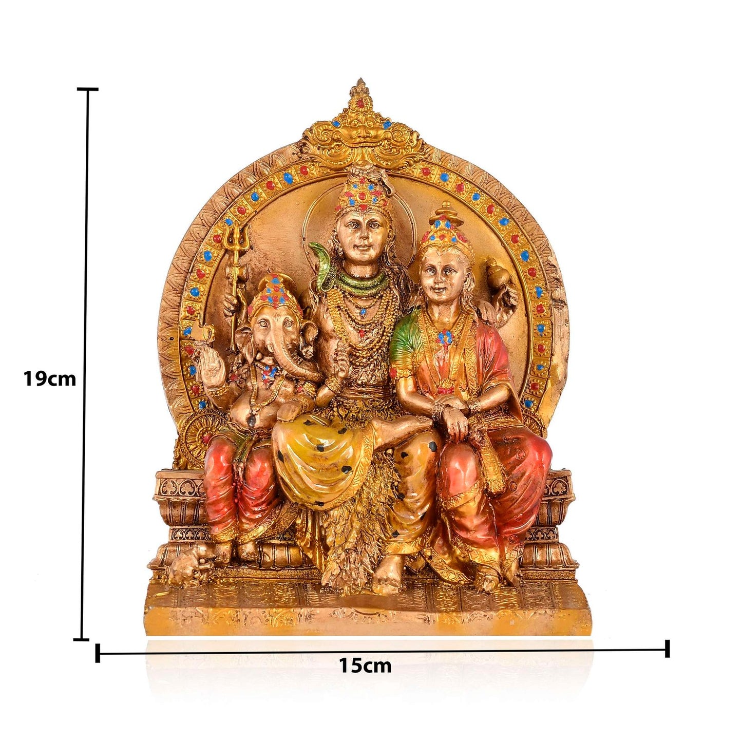Shiva Family Idol | Shiva Parvati Statue |