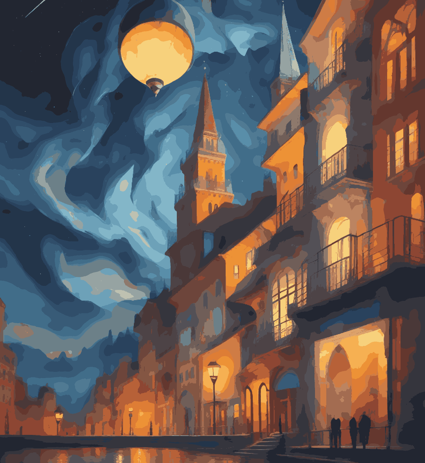 Home at Scary Night