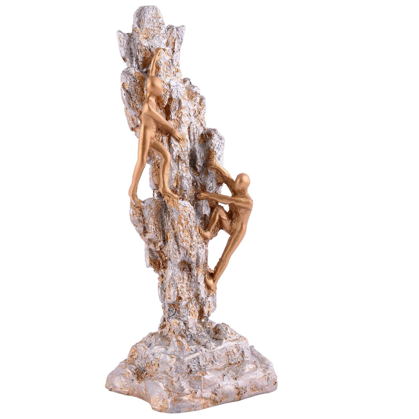 Men Sitting on Ball Showpiece for Home Decor Showpiece, Atlas Sculpture for Office Table Décor multicolour
