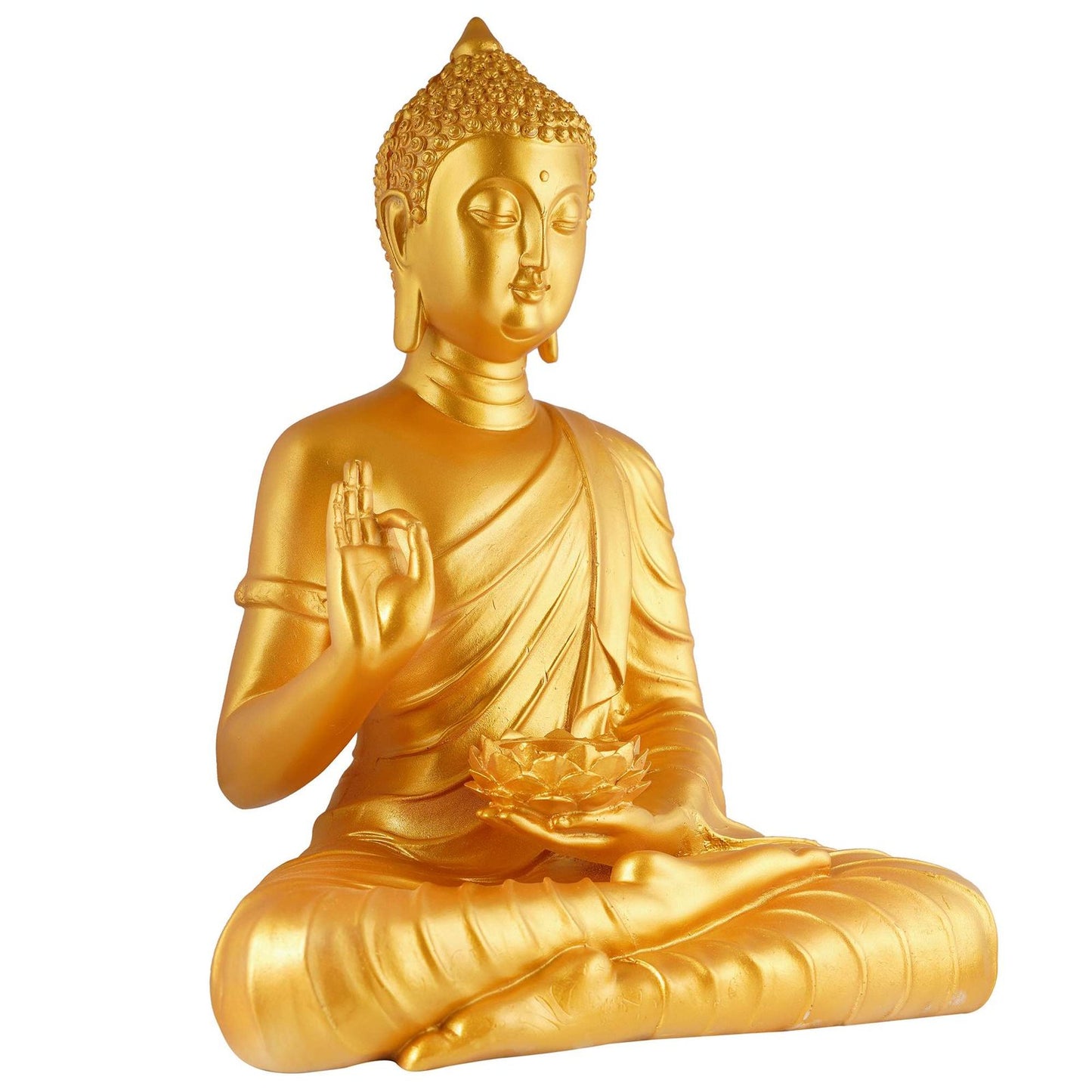 Buddha Idol Statue Showpiece Gift Gifting Item Polystone Home Decor Decoration