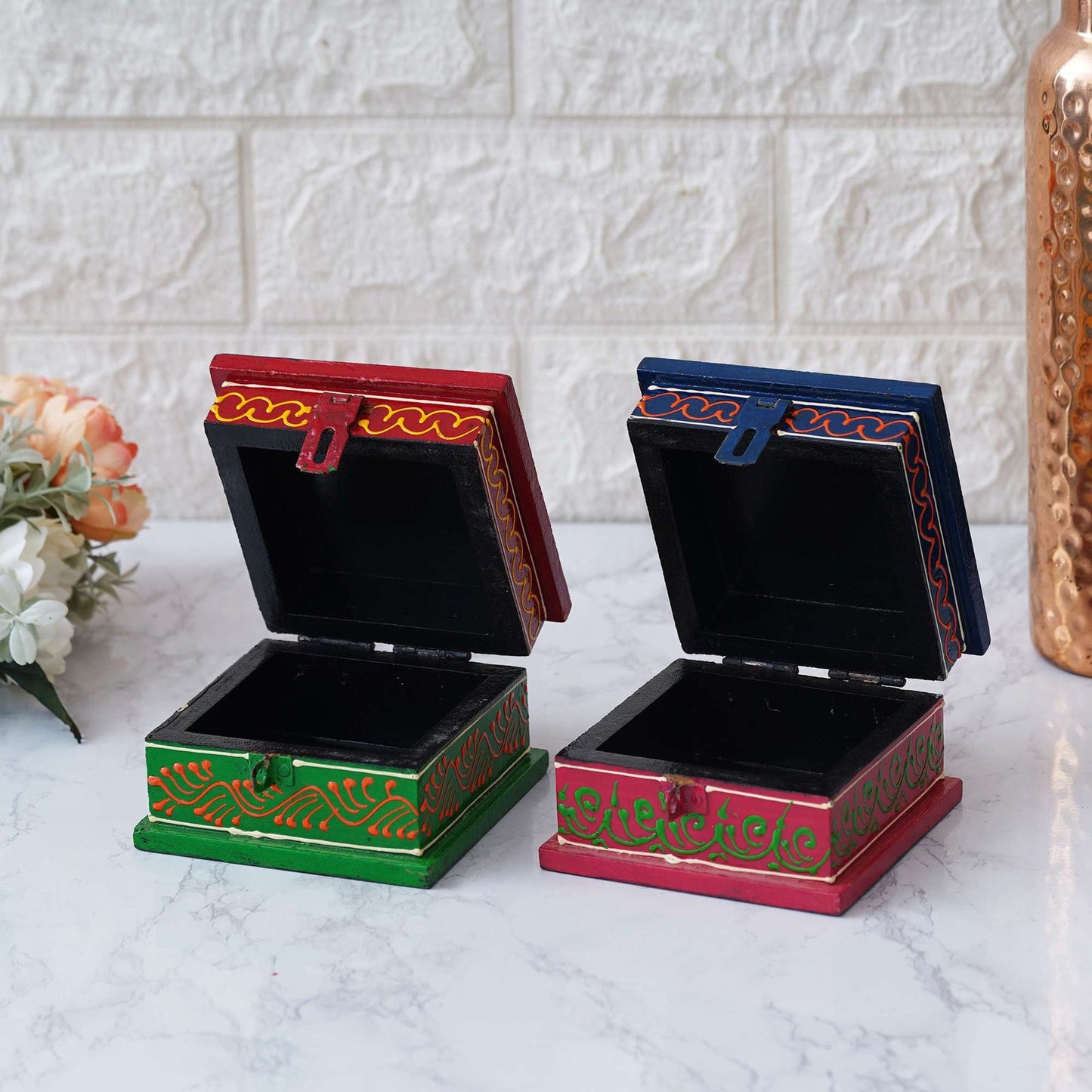 Handcrafted Wooden Jewellery Box: Elegant Storage for Your Treasures
