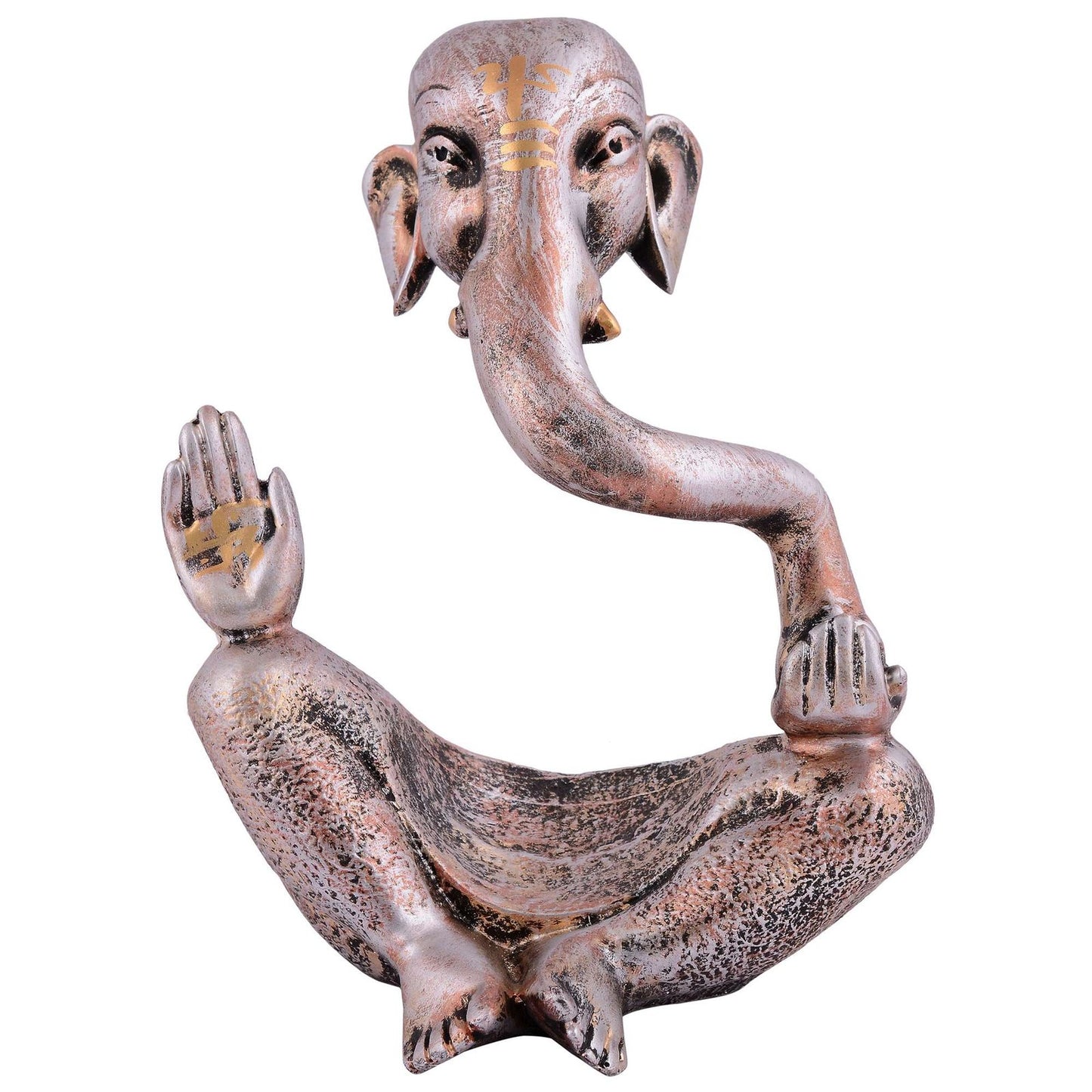 Ganesha Statue Idol Shriganesh Bhagwan Murti / Home, Office Decor / Car Dashboard / Side Table Brass Ganpati / Lord Vinayaka Statue / God of Luck & Success Sculpture / Gift Items