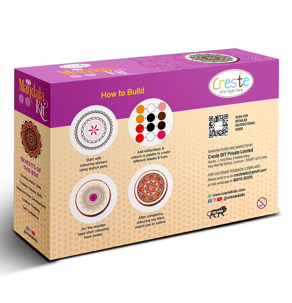 DIY Mandala Art Kit | 8years+