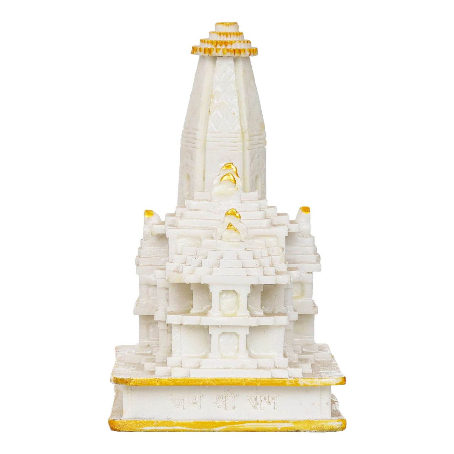 Ram Mandir | Jai Shree Ram JanamBhoomi Mandir, Religious, Mandir Murti, Ayodhya Model, for Home, Pooja Room, Puja, Temple | Marble Handcrafted- White