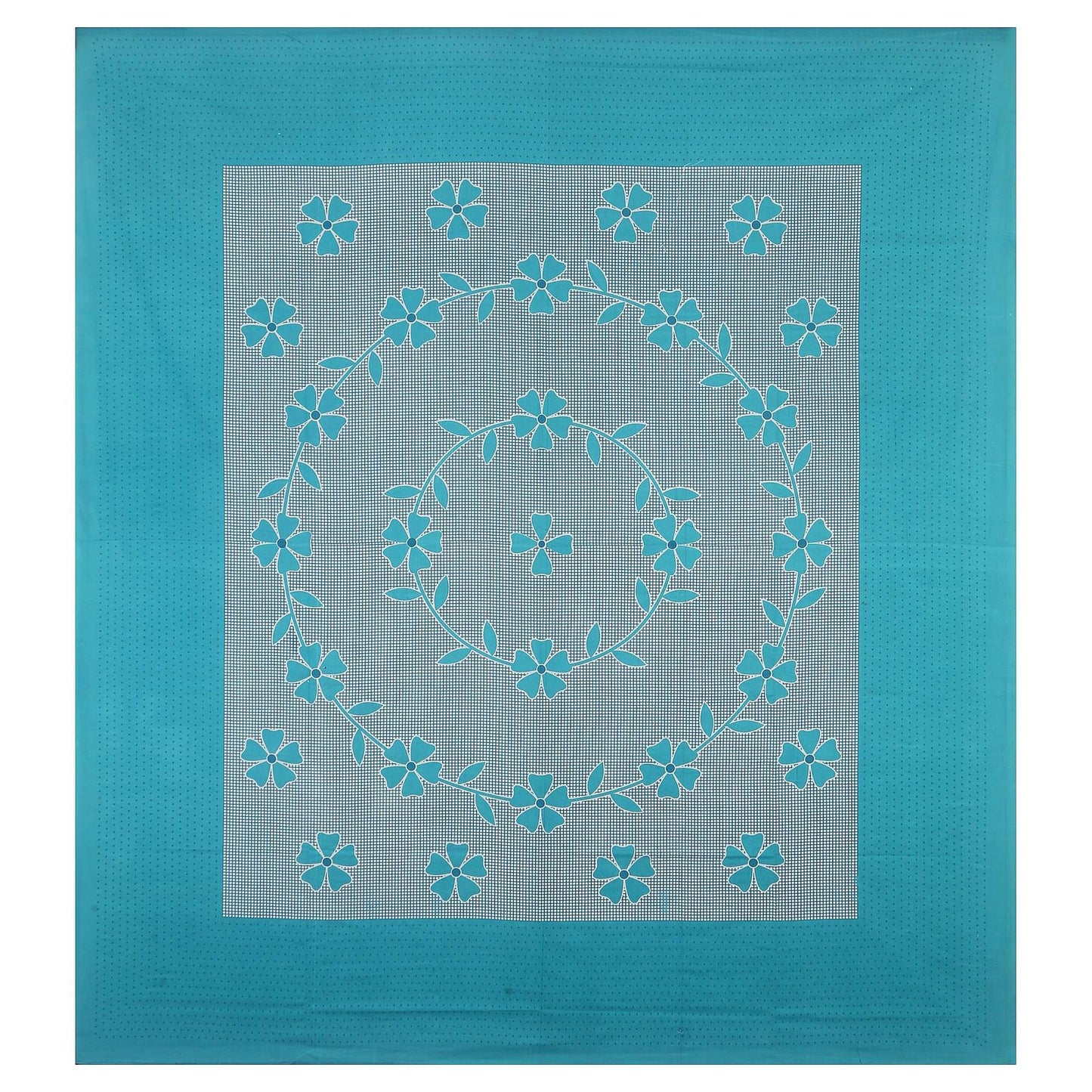 100% Pure Cotton Traditional Printed Bedsheet for Double Bed King Size Bedsheet with 2 Pillow Covers