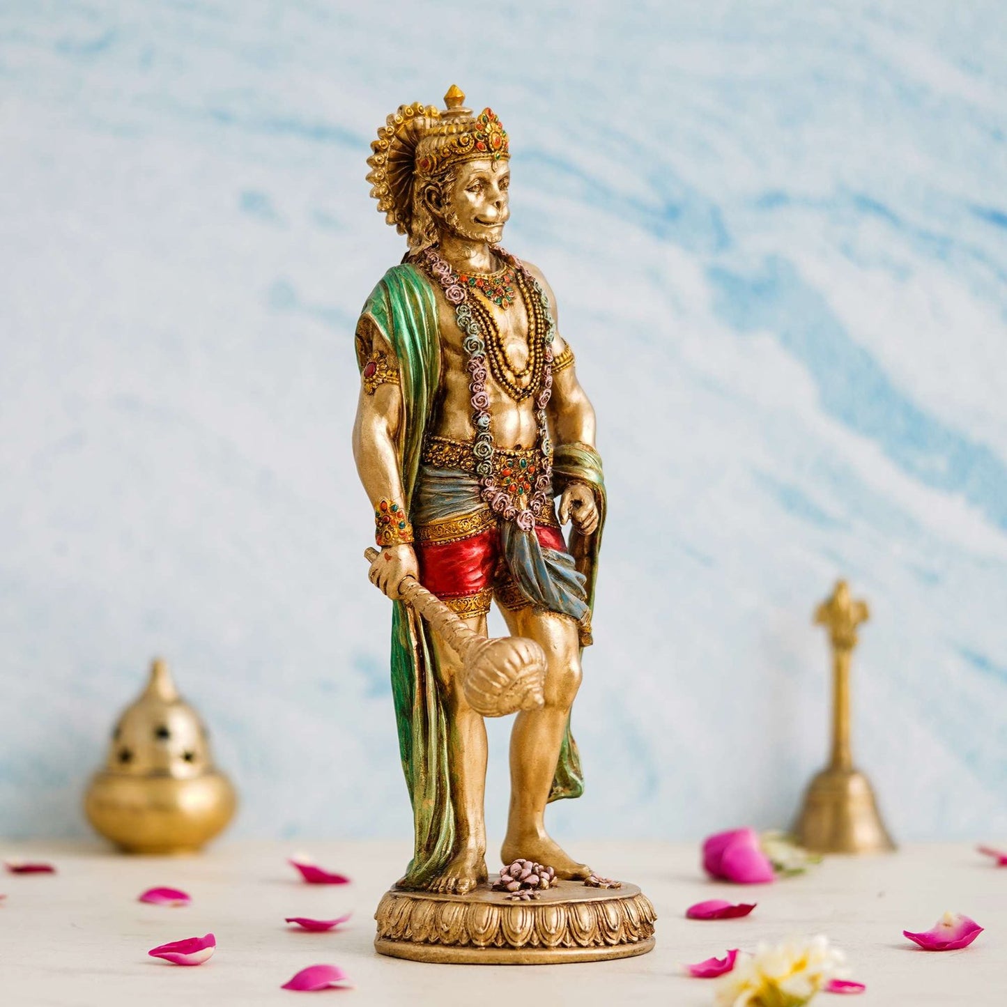 Hanuman Ji murti for Pooja Room I Hanuman Statue I Home Temple Decoration Items Lord Hanuman Statue for Home Temple Hotel