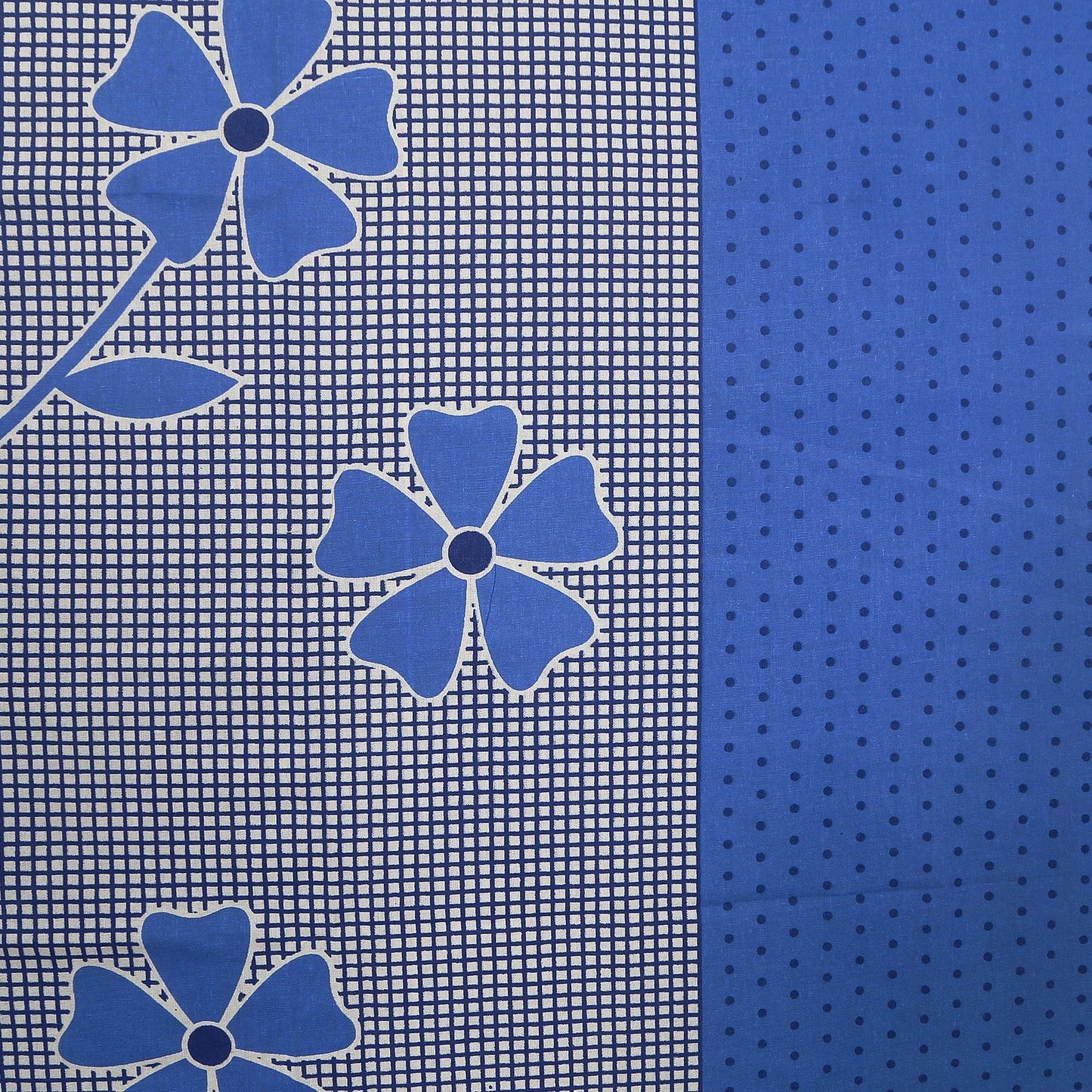 100% Pure Cotton Traditional Printed Bedsheet for Double Bed King Size Bedsheet with 2 Pillow Covers