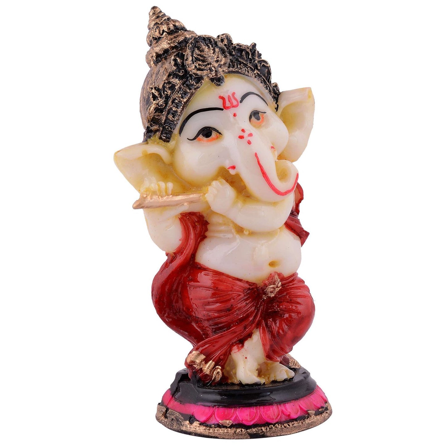 Ganesha Statue Idol Shriganesh Bhagwan Murti / Home, Office Decor / Car Dashboard / Side Table Brass Ganpati / Lord Vinayaka Statue / God of Luck & Success Sculpture / Gift Items