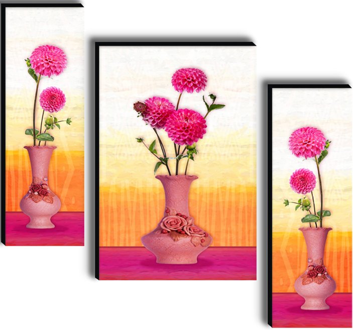 Set Of 3 Digital Wall Painting