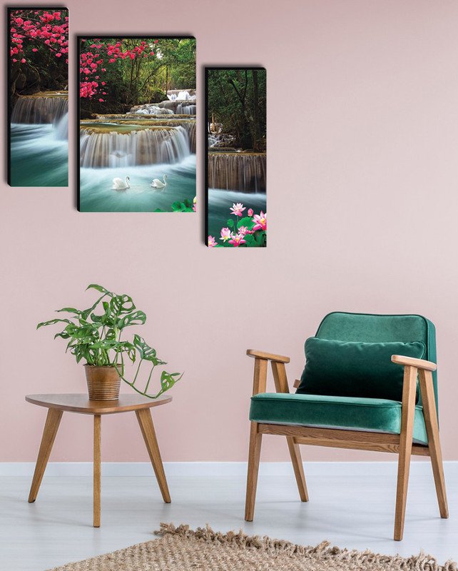 Set Of 3 Digital Wall Painting