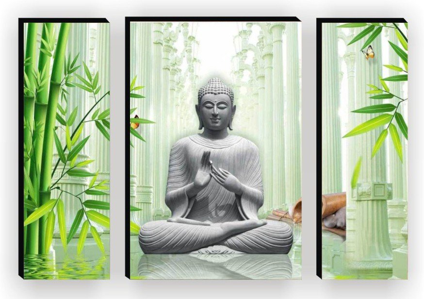Set Of 3 Digital Wall Painting