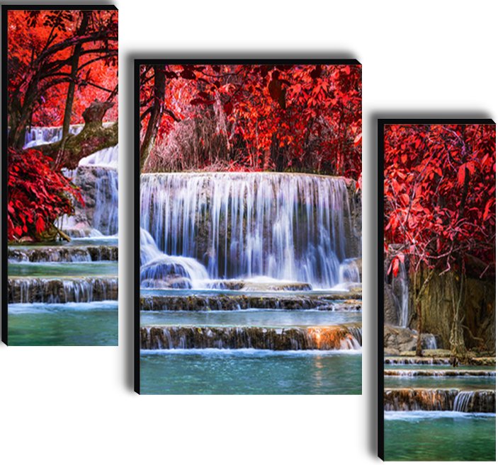 Set Of 3 Digital Wall Painting