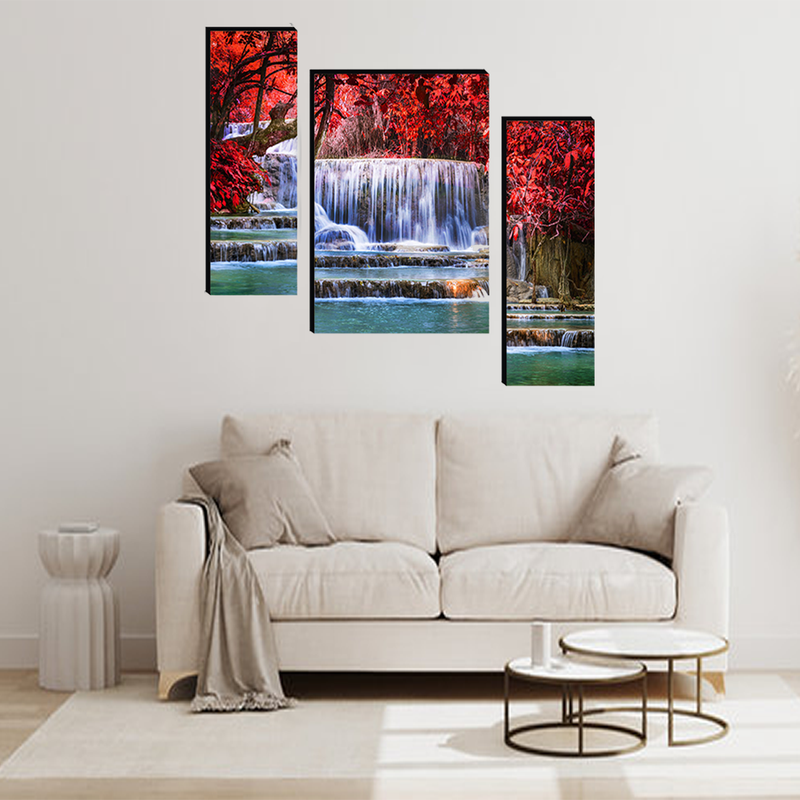 Set Of 3 Digital Wall Painting
