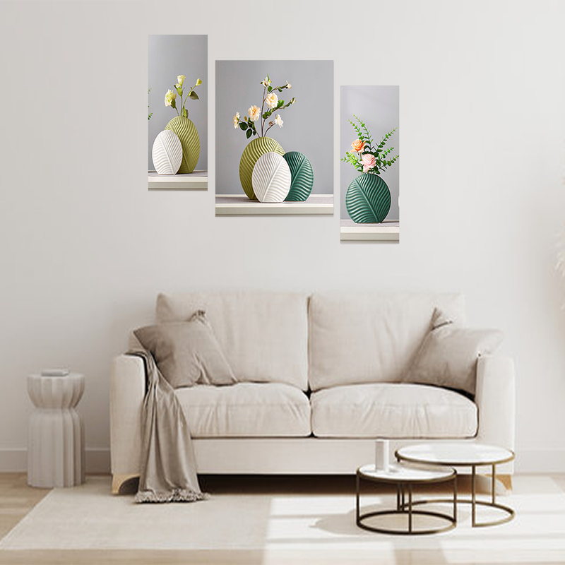 Set Of 3 Digital Wall Painting