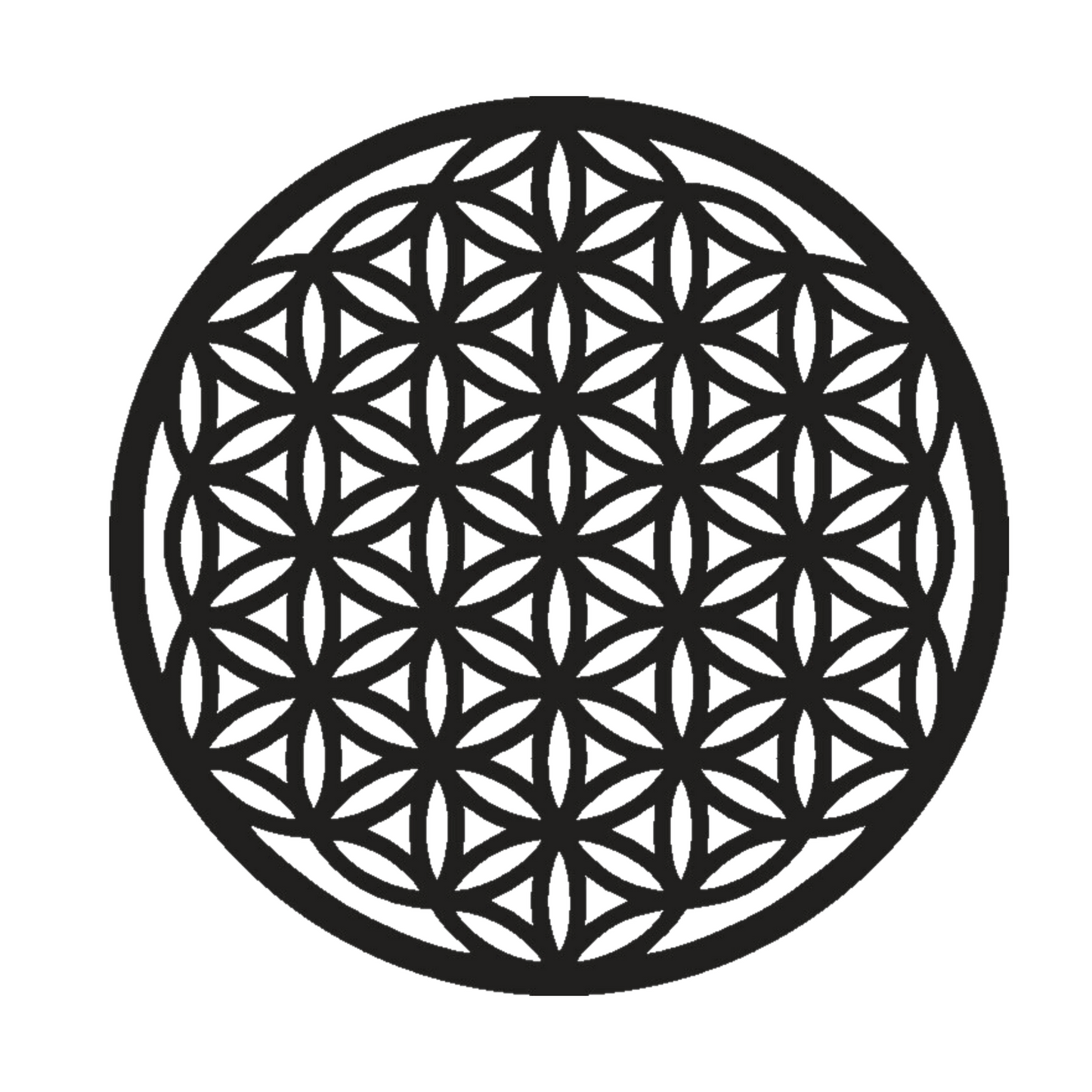 Spiritual Flower of Life Design Modern Zen Mandala Wall Art