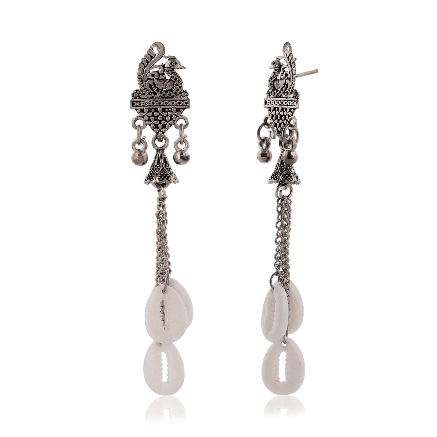 Women’s Indo Western Teardrop Shaped Party Wear Ethnic Stud Earrings for Women -AZ838-OX-ER31