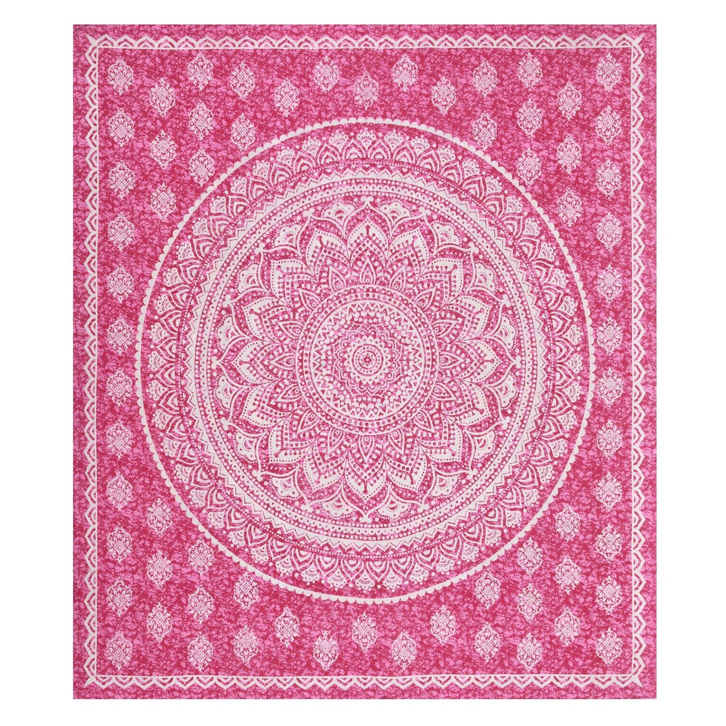 100% Pure Cotton Traditional Printed Bedsheet for Double Bed King Size Bedsheet with 2 Pillow Covers