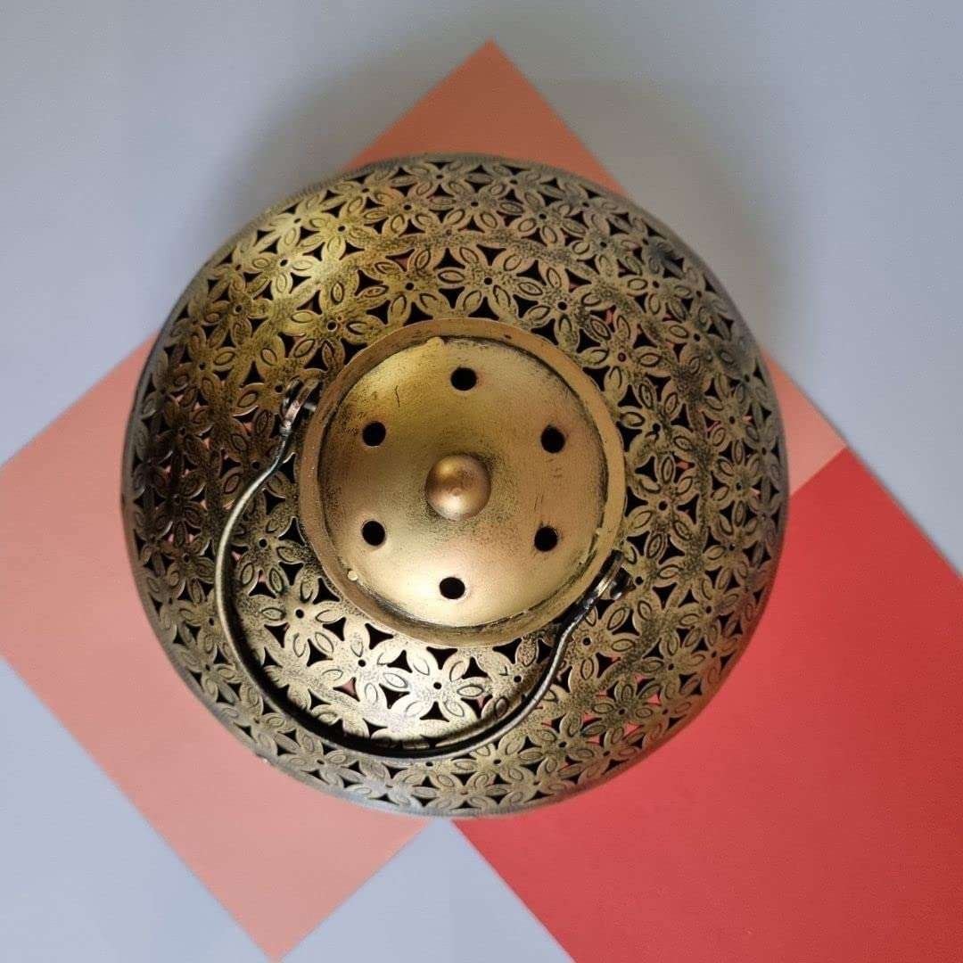 Brass Incense Burner with Smoke