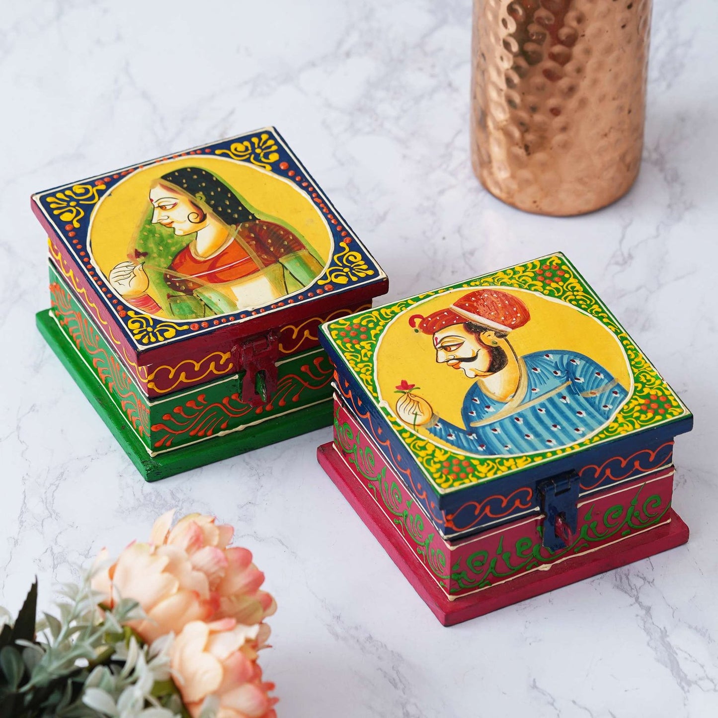 Handcrafted Wooden Jewellery Box: Elegant Storage for Your Treasures