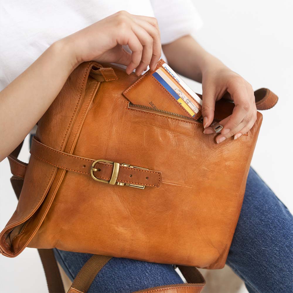 Craftshades –Leather 12*16 inch Pen Bag | 100% Genuine Leather