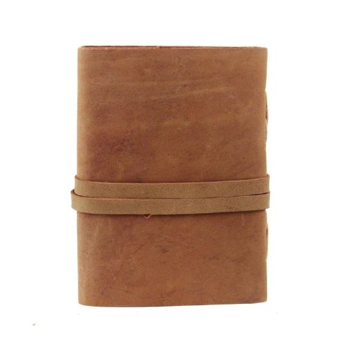 CraftShades – Leather Diary – Antique Handmade Leather Heart of Hearts Bound Notepad for Men and Women Plain Paper Travel Diary and Notebooks to Write 7 x 5 Inch (Camel Brown)